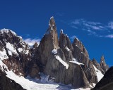 crw_4147 From left: Cerro Torre (3102 m), Egger (2900 m), and Standhardt (2800 m).