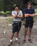 crw_5661 Matt and Jared commenting on climbing form.