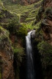 _mg_9573 Waterfall below terraces at Pisac, Peru.