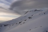 shasta21 Lenticular clouds above Shastina.