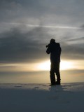 steph-1 Taking a photo of the ridge at sunset. Taken by Steph.