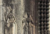 crw_6245 Two apsaras arm in arm in Angkor Wat.