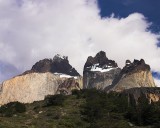 crw_3881 Cuernos del Paine (Horns of Paine). From left: Cuerno Central (2600 m), Cuerno Este (2200 m).