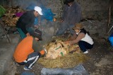 _mg_1947 Zac, Juan-Carlos, Fernando, and Sonya uncovering the buried pachamanca.