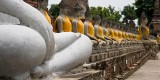 _mg_2616 Seated Buddhas in Wat Yai Chai Mongkol, Ayutthaya