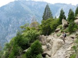 2004yosemite-uppyosemitefalls0021 Stairs up to Yosemite Point.