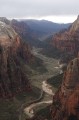 zion07 Zion Canyon from Observation Point. Angel's Landing is in the foreground on the right.