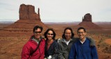 crw_5276-eric Serene, Janet, Eric, and I at the Mittens overlook, Monument Valley. Taken by Eric Chan.